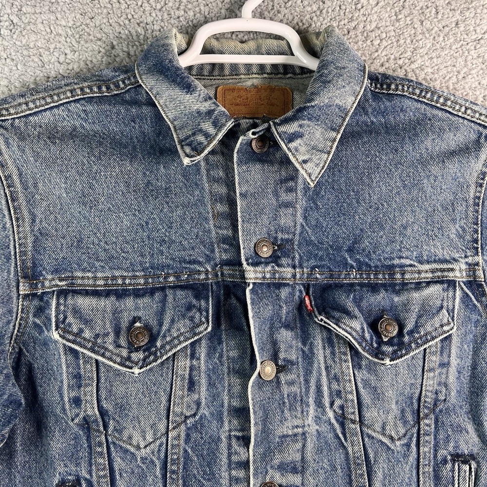 VTG 1980'S  LEVI'S JACKET # 71506 0317size 44 L MEN'S MADE IN USA Jean